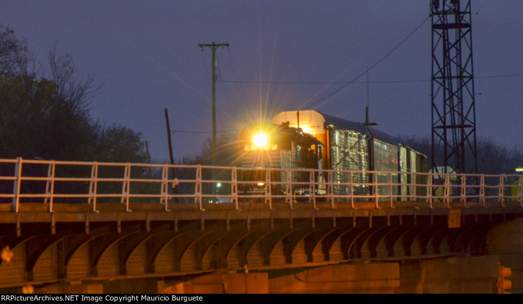 NS GP38-2 Locomotive in the yard